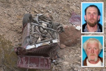 Hat napig feküdt halott barátja mellett a roncsban