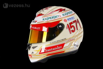 F1: Alonso a sisakján ünnepli magát