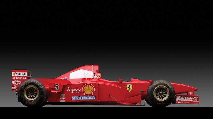 Ilyen autó már nem lesz, széles, minimalista egyenes kemény vonalak alkotják a Ferrari F310B-t