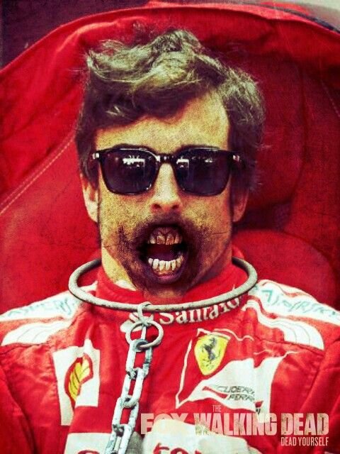 Alonso befásult, szikrányi akarat sincs már benne a jó eredmények elérésére, viszont egy kis nyers májat szívesen elfogyasztana