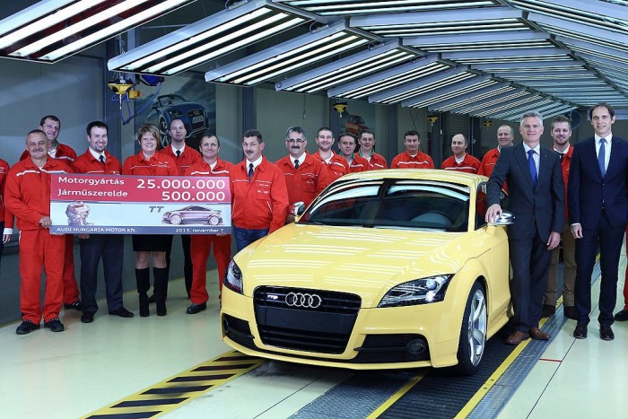 Félmillió magyar TT-t ünnepel az Audi