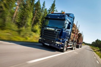 Új Scania motor rönkszállítókhoz