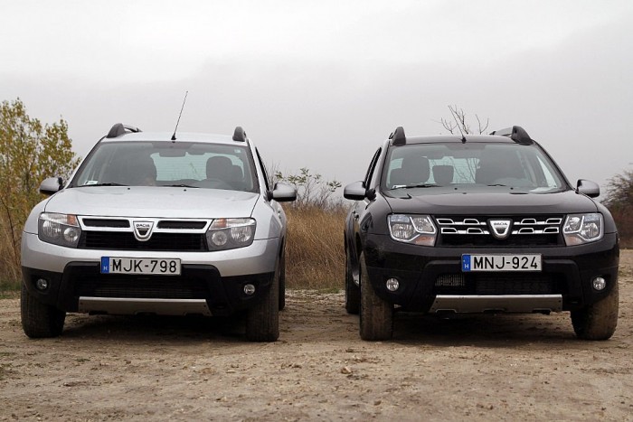 A Dacia jobban teljesít 1 Régi és új. Az éles szemű szemlélő vajon hány különbséget szúr ki?
