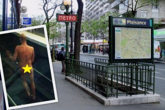 Meztelenül táncolt a metrósínek között