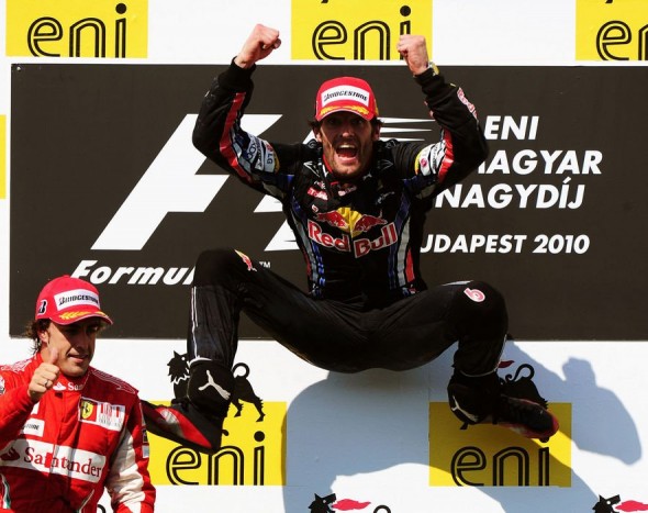 Mark Webber legfurább fotói 9 Ebből a fotóból mém lett, az őrült arc nagyon sok képre odakerült