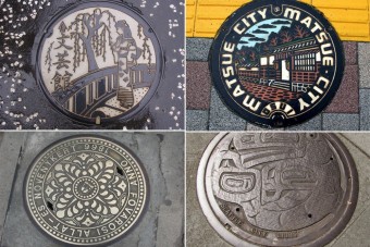 Csatornafedelek, művészi szintre emelve