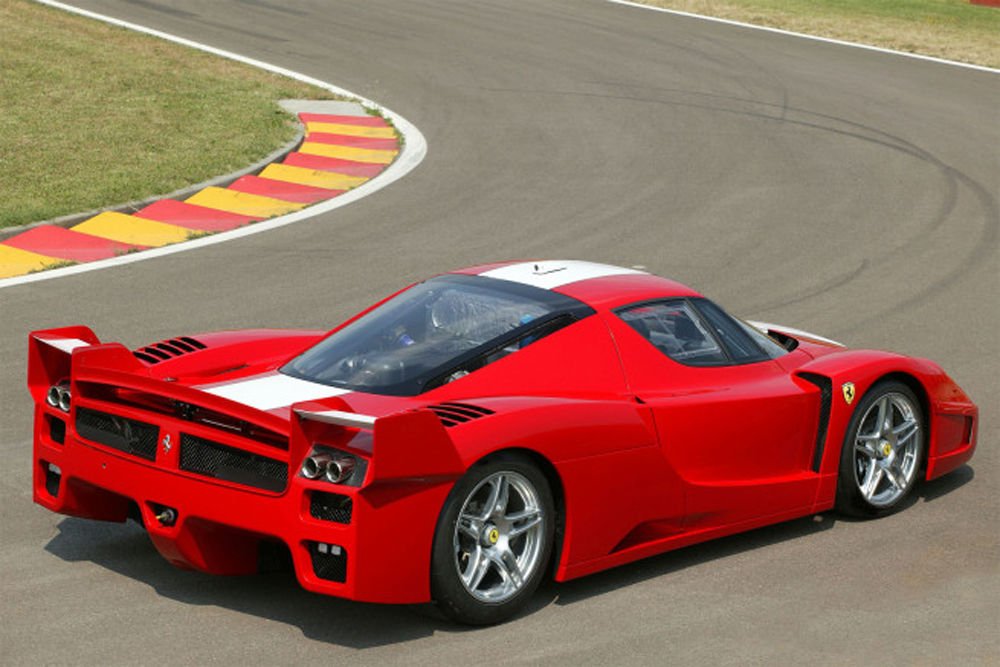 Ferrari FXX (30 darab) - A Ferrari FXX az utcai Enzo Ferrarin alapul, azonban ez egy versenyváltozat. A fejlesztést 2005-ben kezdték meg, és 2007-ben fejezték be. A motorháztető alatt egy 6262 köbcentis V12-es benzinmotor található, teljesítménye 800 lóerő, ami messze meghaladja az utcai verzió képességét (660 LE). Egyik különlegesség, hogy a visszapillantó tükröket kamerákra cserélték. Ebből a változatból 29 darabot értékesítettek, de csak a gyár által meghívottak vásárolhattak FXX-et. A szerencsés tulajdonosok szinte tesztpilótává váltak, használhatják a maranellói versenypályát, és akár a Ferrari garázsában is tárolhatják a kocsijukat. Emellett a gyár szerelői karban is tartják a versenygépeket. Az ára átszámítva 720 millió forint volt.