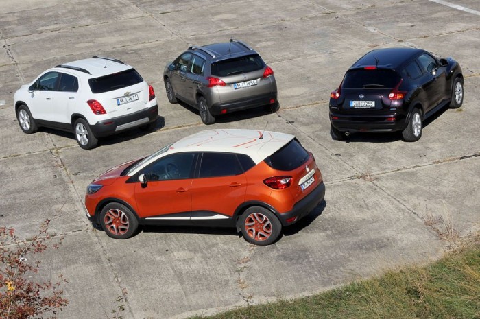 Összehasonlító teszt: kis városi terepjárók 9 Alacsony árával és hosszú garanciális időszakával a Captur kompenzálja a hervadt motort és a közepes minőségérzetet. Vidám, jól variálható és ötletes autó, amelyből nagyon egyedi verziókat lehet összerakni