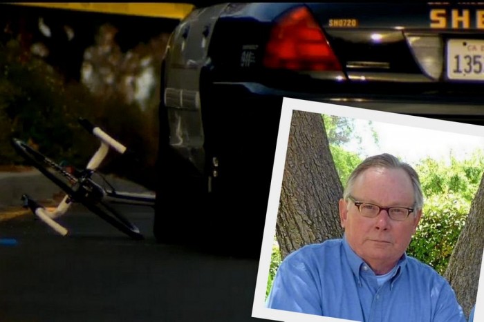 Kerékpárúton haladó biciklist gázolt a rendőr