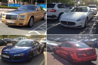 Luxuskocsival egyetemre