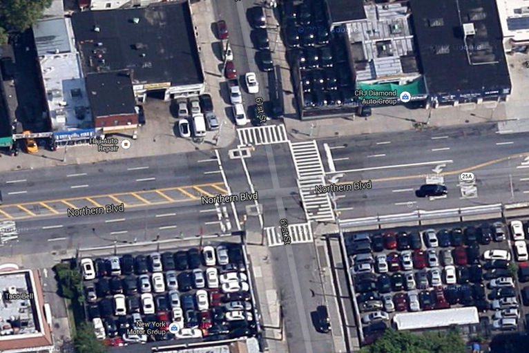 Ebben a kereszteződésben történt a végzetes baleset.