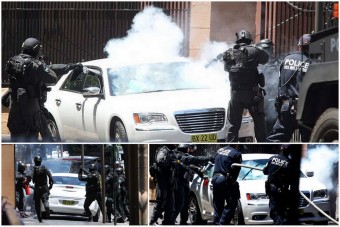 Így szedik ki autójából a terroristát a rendőrök