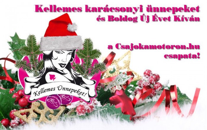 Csajokamotoron stílusú lap. Kicsit ingerszegény, de van rajta minden, ami karácsonyos.