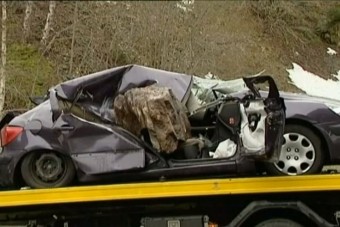 Várandós kismamára zuhant a féltonnás szikla