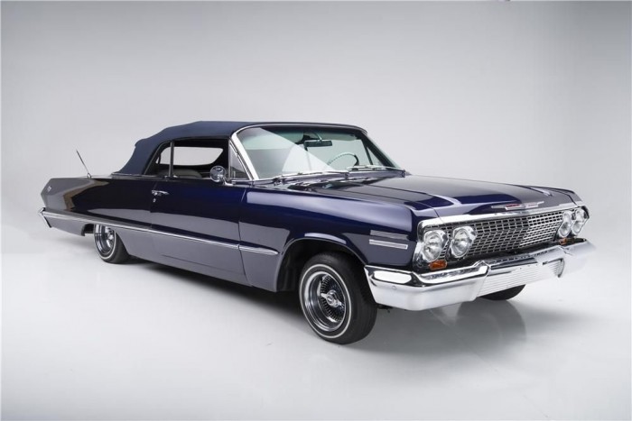 1963 CHEVROLET IMPALA - Kobe Bryant, a Los Angeles Lakers sztárjának egyedi 1963-as Chevrolet Impalája, amelyet a West Coast Customs műhelyében készítettek.