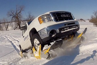 Felcsatolhatós mini lánctalp pick-upokra