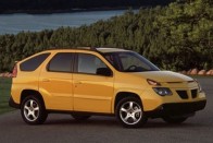 Pontiac Aztek - Nem véletlenül került a listára, ugyanis 2008-ban azt az autót választották világ legrondább autójának a brit Daily Telegraph olvasói. Az újság a száz valaha készült legcsúnyább autót választotta meg, és ennek a listának az élére került az amerikai szabadidős autó.