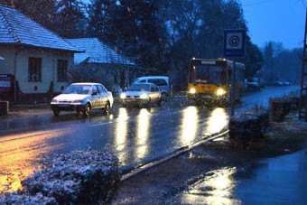 Az első fotók a szakadó hóról!