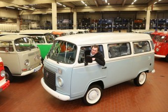 Múzeumban a klasszikus kisbusz utolsó példánya