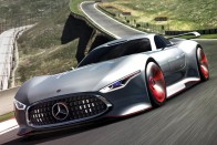 Bár soha nem létezett, mégis továbbfejlesztették a Mercedes-Benz játékkonzolra tervezett versenyautóját: a bitek világában mostantól az AMG Vision Gran Turismo Racing Series minden pályák ura.