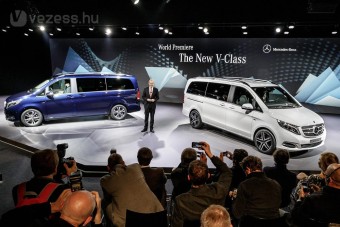 Új Mercedes V-osztály: luxus 8 személynek