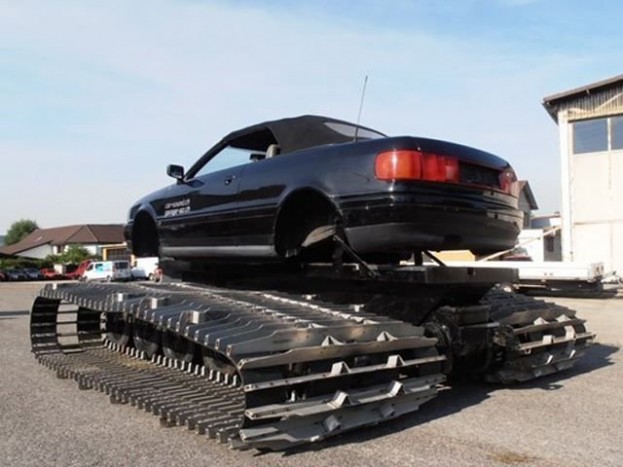 Ez a lánctalpas Audi már felkészült a legpokolibb télre 7