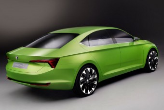 Szexi Škoda: VisionC kupélimuzin