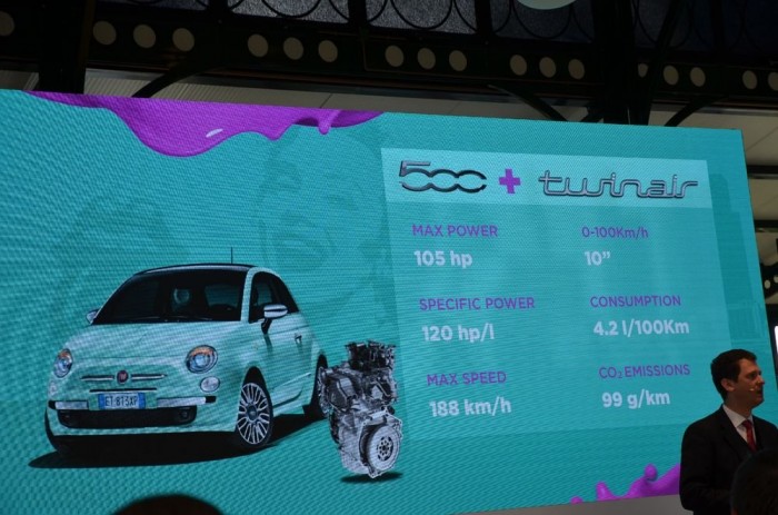 Az egyik legnagyobb újdonság a a 0,9 literes 105 lóerőre felpiszkált TwinAir Turbo motor.