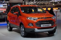 Ford Ecosport. A Fiesta-alapú mini-SUV-t teljesen komolyan gondolja a Ford, Európában jövőre megkezdődik az értékesítés. A Ford aktuális dizájn-irányzatát az új Focus miatt sokan szidták, az új Mondeo miatt sokan magasztalják - az Ecosport formáját szerintünk elég nehéz megmagyarázni.