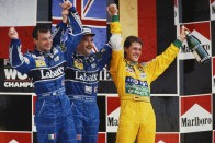 Az 1992-es Mexikói Nagydíj: Nigel Mansell (1.) és Riccardo Patrese (2.) tarolt a Williamsszel, Schumi a 3. lett