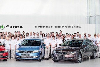 11 millió Škoda a központi gyárból