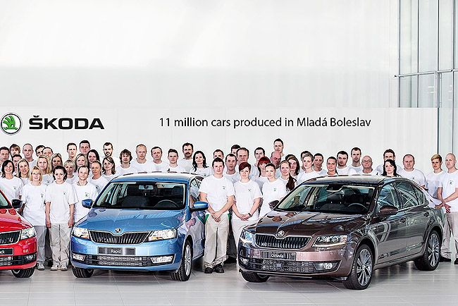 11 millió Škoda a központi gyárból 1