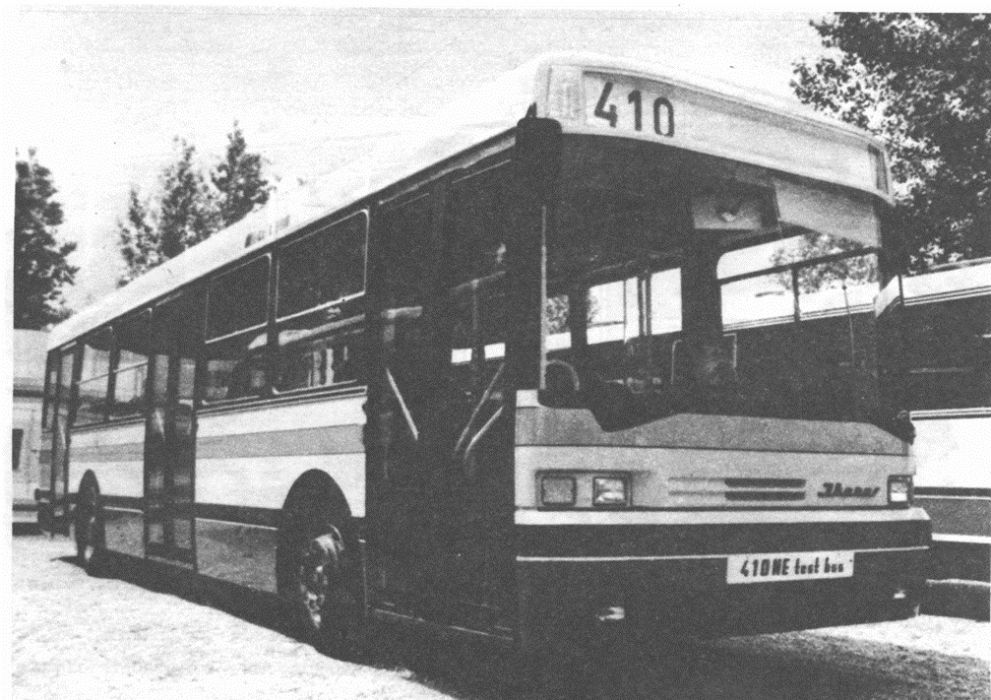 Ikarus 410, az amerikai és az európai (magyar) változatok prototípusa