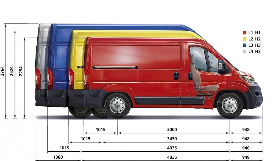 Többféle hosszúságban, szélességben és magasságban kínálja a francia gyártó a furgont