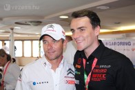 Sebastien Loeb 9-szeres rali-világbajnok és Michelisz Norbert WTCC privát világbajnok