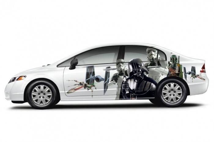 Az erő legyen velük! 7 | Vezess ... vagy látványosan, de előre vásárolt matricákkal. Egyik sem az igazi.