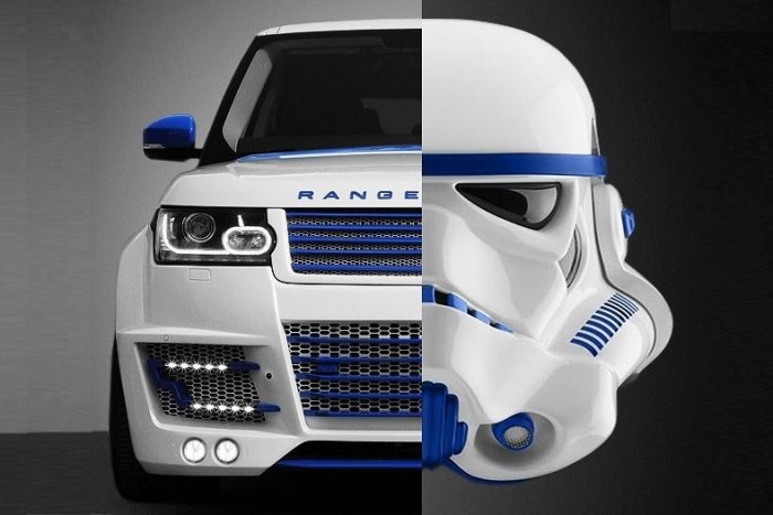 Az erő legyen velük! 12 | Vezess Lumma Design karosszériaelemekkel felszerelt, rohamosztagos sisak színvilágára megfestett, előző generációs Range Rover
