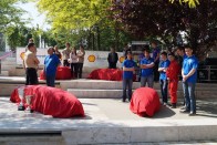 Budapesten, az Erzsébet téren álltak a sajtó elé a Shell Eco-marathon magyar nevezői