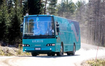 Könyvtárbusz a Télapó hazájából