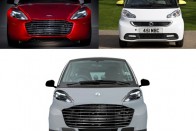 Aston Smartin = Aston Martin Rapide + Smart ForTwo