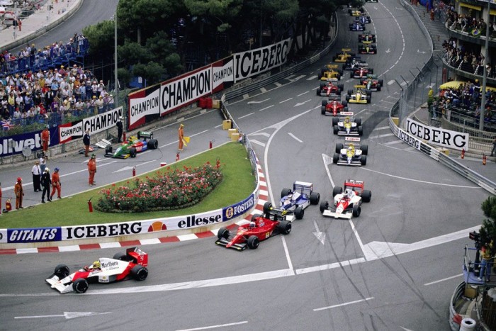 Monaco, az autószelídítők pályája 5 | Vezess 1990, Senna vezet, Prost mögötte a Ferrariban