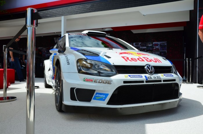 A Volkswagen-őrültek Mekkája 13 A 315 lóerős Volkswagen Polo R WRC-t is kiállították.