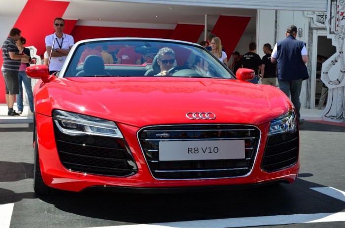 A Volkswagen-őrültek Mekkája 33 Az Audi is prezentálta haderejét, a legerősebb modelleket állította csatasorba