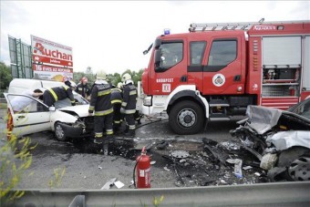 Súlyos baleset Budapesten