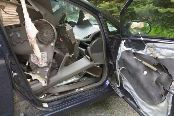 Lenullázta a Honda utasterét a medve 7