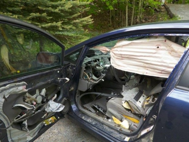 Lenullázta a Honda utasterét a medve 5