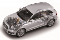 Audi Q5 Hybrid: buckás úton, nagyokat rugózva rengeteg áramot meg lehetne ám termelni