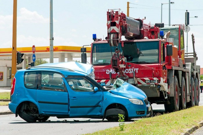 A nap képe: tűzoltóautó karambolozott Győrben 4