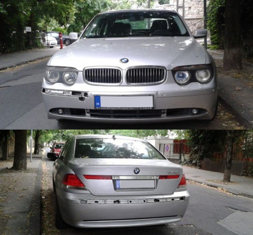 Használt autó: veszélyes a dízel BMW? 54 Barbár módon lopják a BMW-k parkolószenzorait. Könnyen kitéphetők a lökhárítóból, ennek az autónak a tulaja sem pótolta őket. A képen egy modellfrissítés előtti változat, sajátos esztétikájával