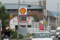 Bécsi úti Shell, befelé